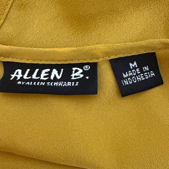 Allen B. By Allen Schwartz Yellow Top - Picture 3 of 4